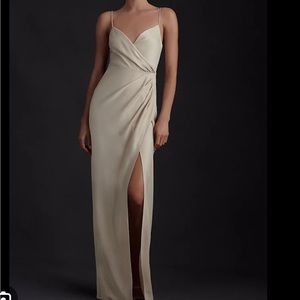 BHLDN Freya Satin Charmeuse Dress